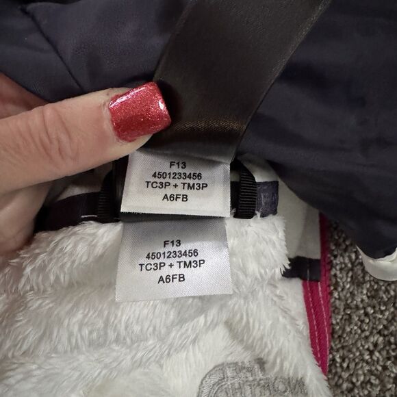 The North Face Hyvent 3in1 Winter Hooded Jacket TC3P + TM3P Pink White Large - Picture 9 of 16